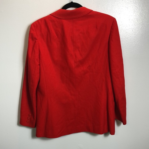Red Wool Blazer Pendleton - Picture 6 of 6